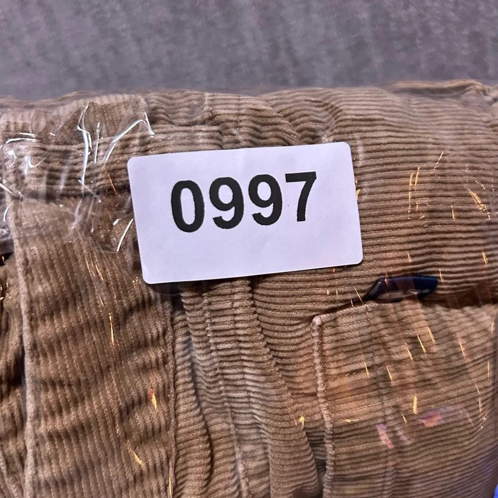 Vineyard Vines Corduroy Pants Mens 42x32 (Fits 42x28) Tan Straight Leg Cotton